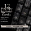 Passive income eBook bundle with 12 ready-to-sell products MRR eBook bundle with editable passive income guides Faceless wealth guide