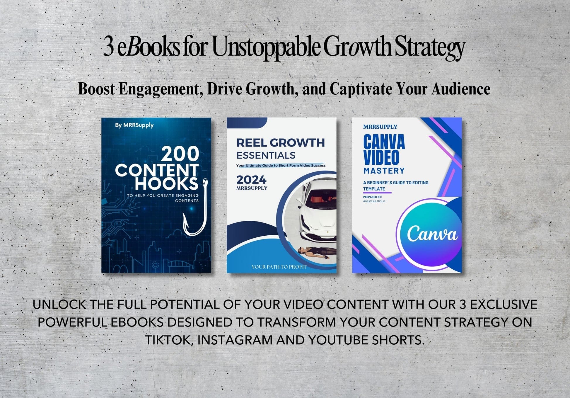 3 Premium Marketing eBooks